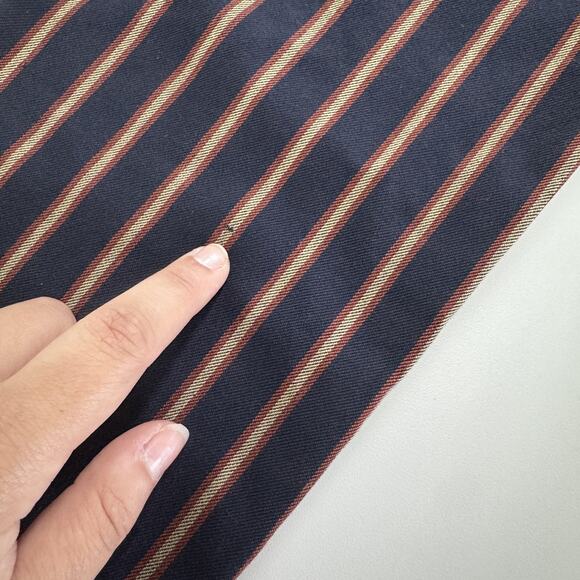 Zara Trafaluc Pants Womens Small Striped Paperbag Waist Tie Belt Casual Trousers - Picture 7 of 7